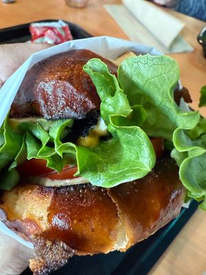 	

Needy Meaty at Malibu Burgers in San Rafael