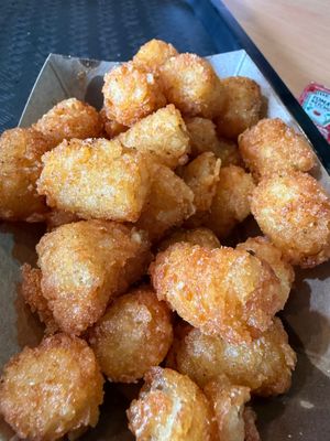 Tator tots  at Malibu Burgers in San Rafael
