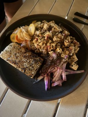 Tofu poke  at Kitoko Maui in Kihei