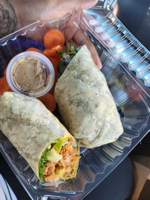 Super delicious! The wrap was the perfect tasty spice kick I was looking for! at 24 Carrots in Tempe