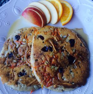 carrot cake pancakes at 24 Carrots in Tempe