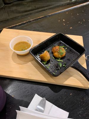 omg amazing pretzel bites, kind of small for $7 but worth it. yummy agave mustard at 24 Carrots in Tempe