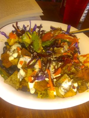 Breakfast cauliflower scramble. at 24 Carrots in Tempe