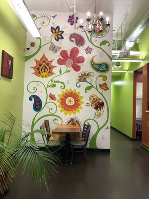 Fun seating.  at 24 Carrots in Tempe