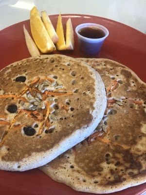 Carrot cake pancakes  at 24 Carrots in Tempe