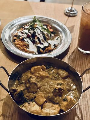 Kale saag bowl, Samosas at The Sudra - 28th Ave in Portland