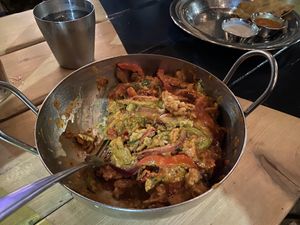 Soy curl tikka masala  at The Sudra - 28th Ave in Portland