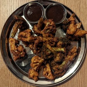Broccoli and Cauliflower Pakora at The Sudra - 28th Ave in Portland