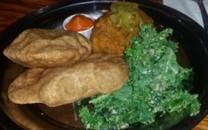 poori potato Masada on Happy Hour Menu at The Sudra - 28th Ave in Portland