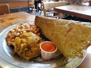 kale dosa at The Sudra - 28th Ave in Portland