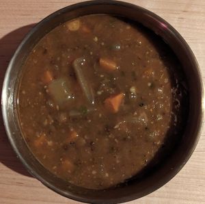 Lentil Tamarind Soup at The Sudra - 28th Ave in Portland
