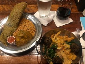 Black lentil kofta and happy hour dosa  at The Sudra - 28th Ave in Portland