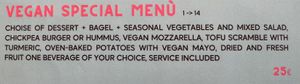 Vegan Special Menu  at Too Much - Brunch e Café in Lecce