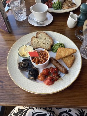 GF & vegan full english breakfast   at The Cosy Club in Cardiff