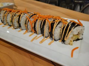 Ziggy of Om sushi roll at Village of OM in Sacramento