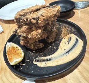 Portable fries   at Village of OM in Sacramento