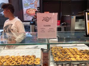 Of the six flavors, one is vegan--they sell only natas (and coffee) at this place. at Joey Bats Cafe  in New York City