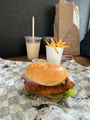 Fried chicken  at Bad Garden Kitchen in Lancaster