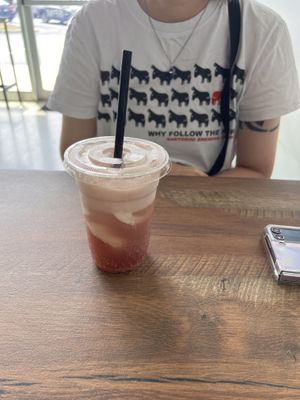 Cherry cream float   at Bad Garden Kitchen in Lancaster