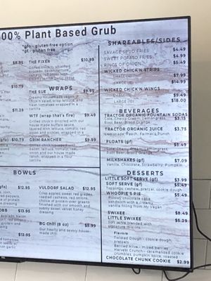 Menu   at Bad Garden Kitchen in Lancaster