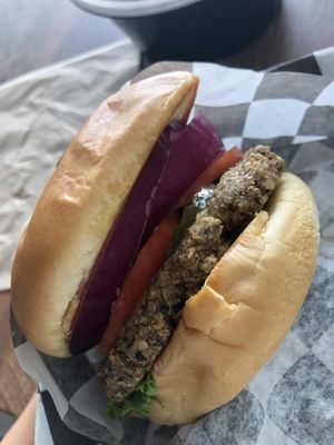Shroom doom burger   at Bad Garden Kitchen in Lancaster