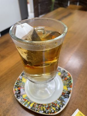 Ethiopian spice tea  at Alem grocery and restaurant in Everett