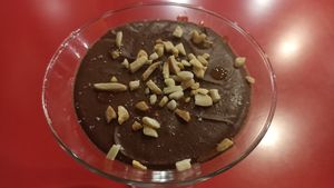 Mousse de chocolate. at Tomatito in Valencia