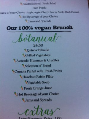 Here is the description of the menu at Le Pain Quotidien - Lepic in Paris