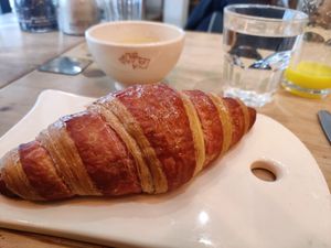 Hibiscus croissant at Le Pain Quotidien - Lepic in Paris