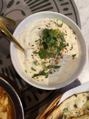 Raita  at Green Diamond Indian Restaurant & Bar in Porto