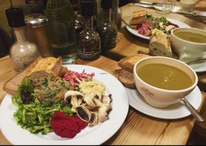 prayers answered  at Le Pain Quotidien - Marais in Paris
