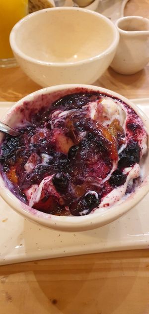 I pepped it up with different Marmelades, was so blend. And chocolate spread 😂 at Le Pain Quotidien - Marais in Paris