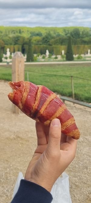 Hibiscus croissant at Le Pain Quotidien - Victor Hugo in Paris
