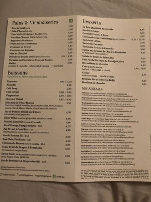 Breads. Viennoiseries. Juice. Other locations.  at Le Pain Quotidien - Victor Hugo in Paris