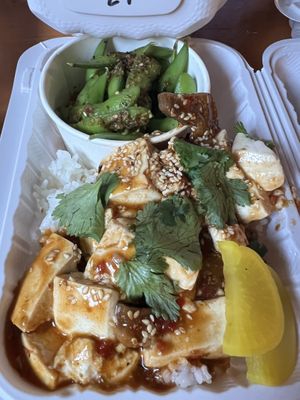 Mapo dofu  at Mimi's Chūka Diner in Somerville