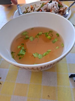 Soup at Vegetarian Food Lat Krabang - อาหารเจ ลาดกระบัง in Bangkok