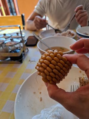 Corn pickled at Vegetarian Food Lat Krabang - อาหารเจ ลาดกระบัง in Bangkok