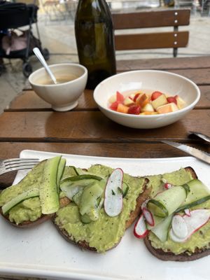   at Le Pain Quotidien in Aix-en-provence