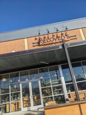Storefront and entrance at Beloved's Bakery and Cafe in Reno