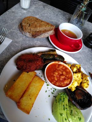 Grind vegan breakfast at Grind - Shoreditch in London