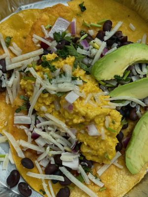 Vegan huevos rancheros at Harvest Room in Palos Heights