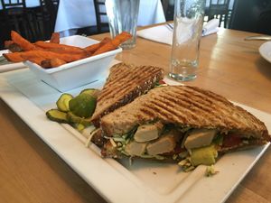 Beyond ";Chicken"; Panini at Harvest Room in Palos Heights