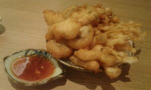 battered mushroom at Simple Life - Jalan Sultan Ismail in Kuala Lumpur