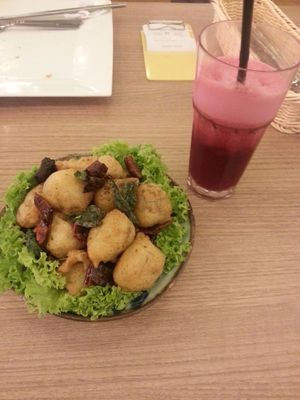 Fries mushrooms at Simple Life - Jalan Sultan Ismail in Kuala Lumpur