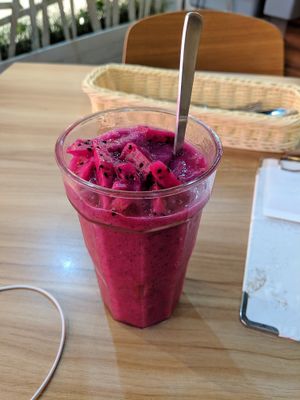 Pitaya smoothie at Simple Life - Jalan Sultan Ismail in Kuala Lumpur