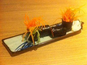 carrot sushi rolls at Simple Life - Jalan Sultan Ismail in Kuala Lumpur