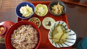 lunch set at Salloga in Sapporo