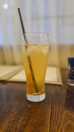 Yuzu soda at Salloga in Sapporo
