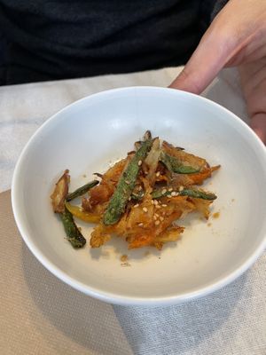 Fried vegetable (for sushi course only)  at Salloga in Sapporo