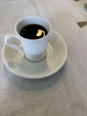 Free coffee before dessert  at Salloga in Sapporo